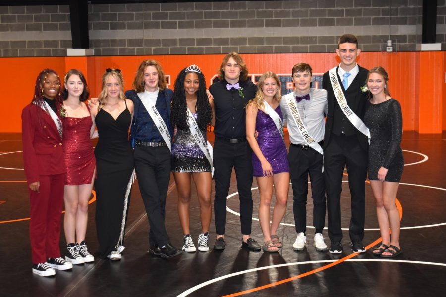 Homecoming+Court+leads+the+2023+dance