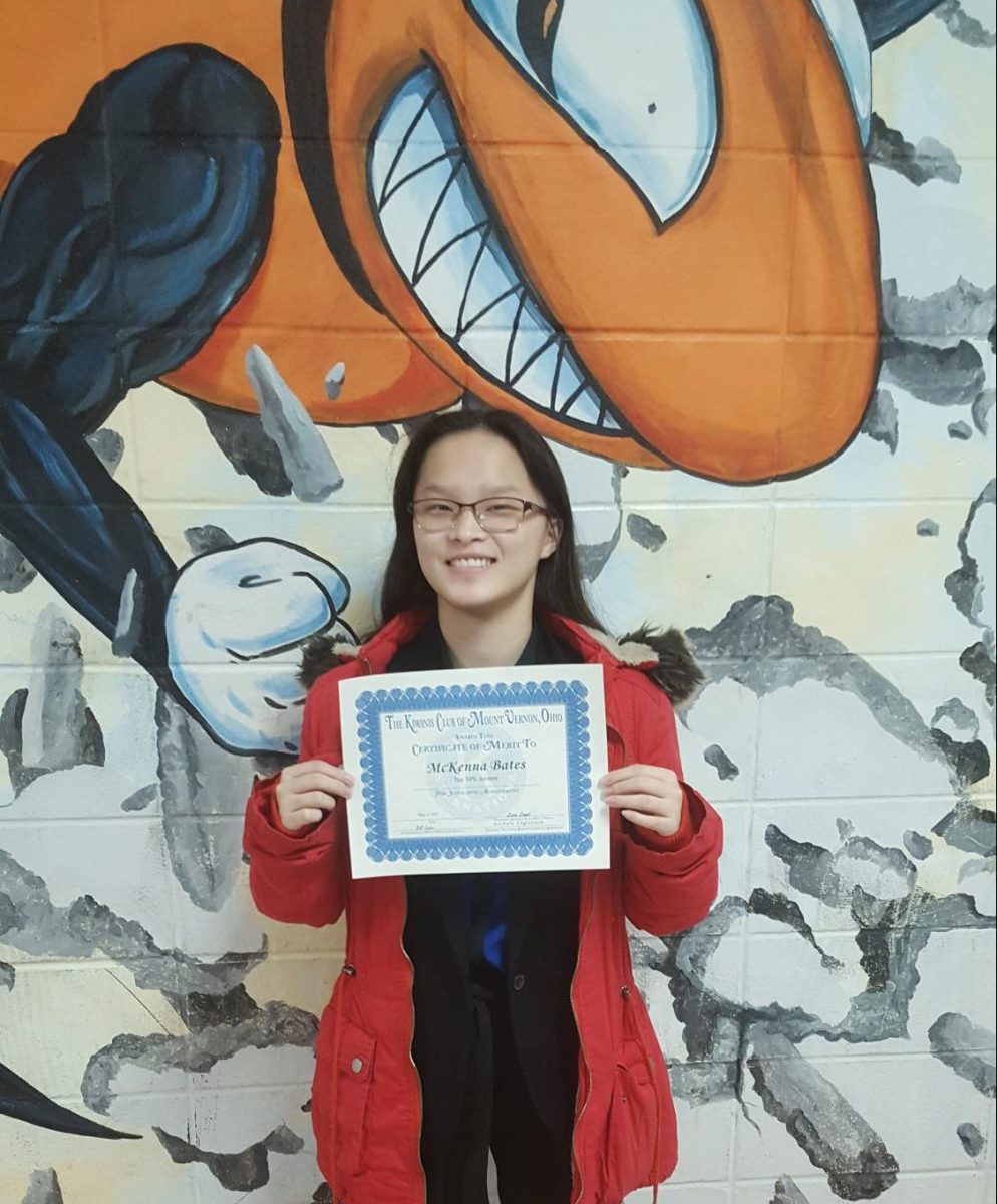 McKenna Bates earns student of the month