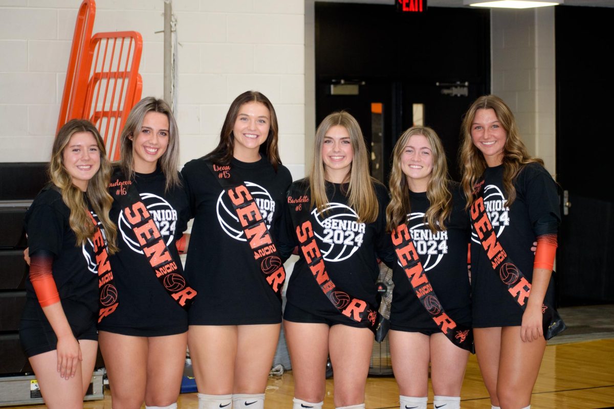 Seniors Shine Bright on Senior Night as Volleyball Team Secures Victory