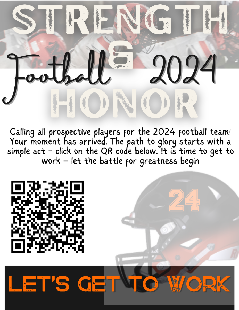 Any students interested in football, please scan the QR code