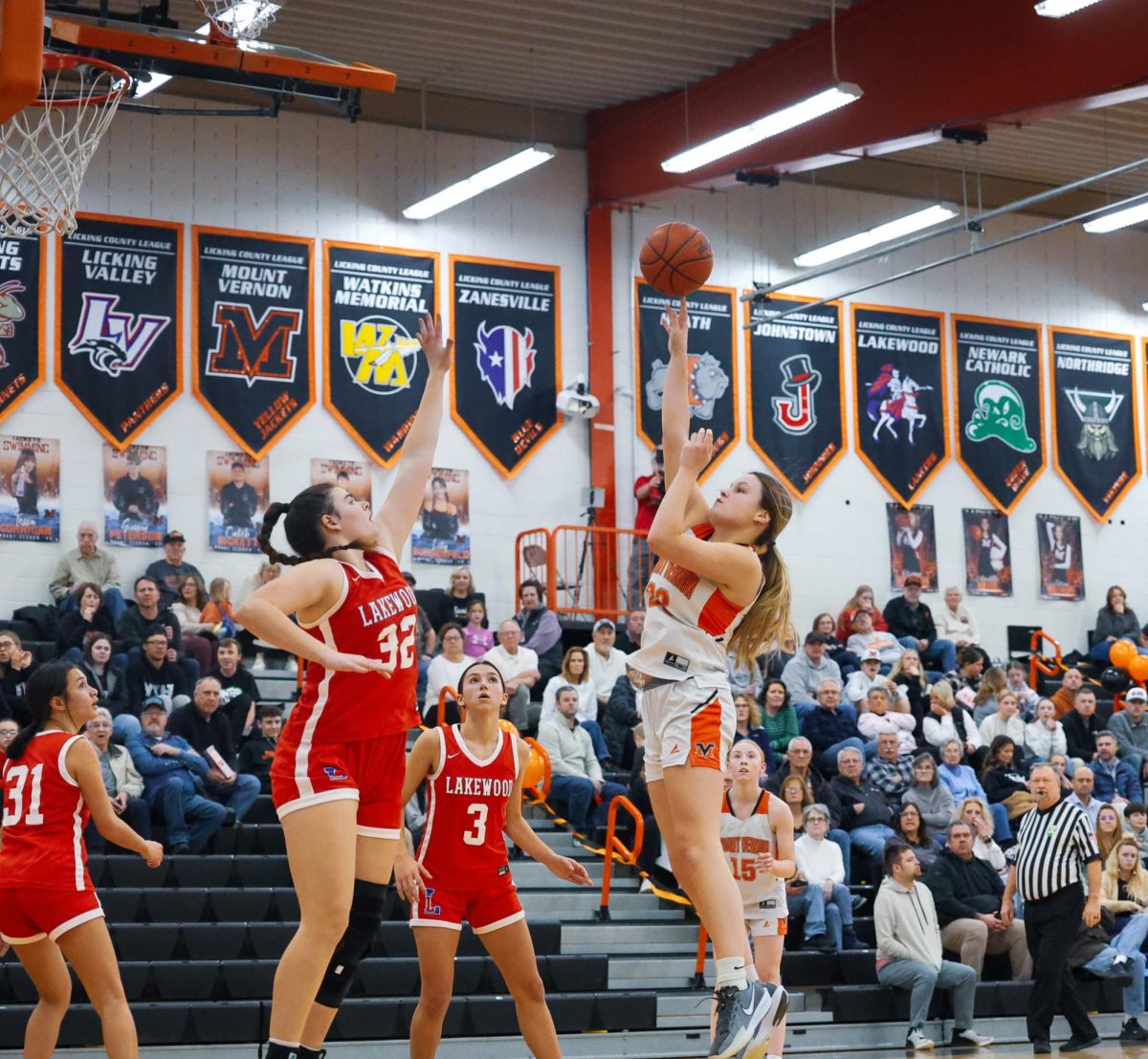 Freshman Sadie Taylor Shines Behind the Lens: Capturing Varsity Basketball Like a Pro