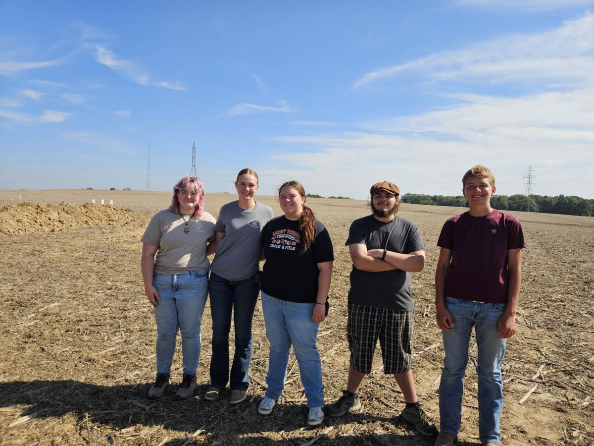 Rural team, left to right: Madison Seng,  McKenzie Herdman, Ryan Fletcher,  Charles Page, Zachary Busenberg