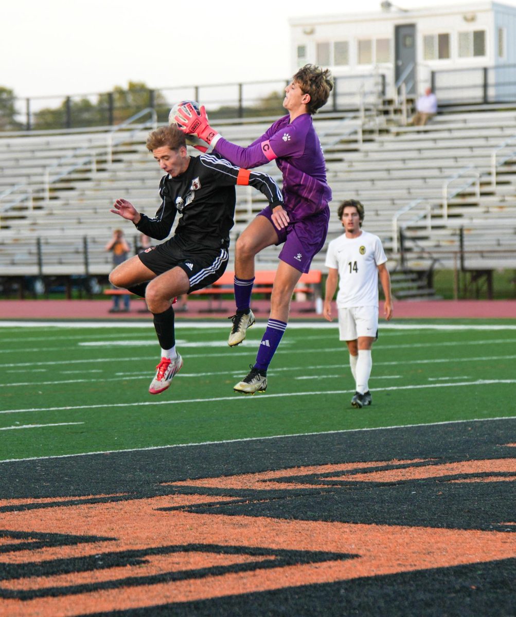  Xavier Marhefka going for the goal 