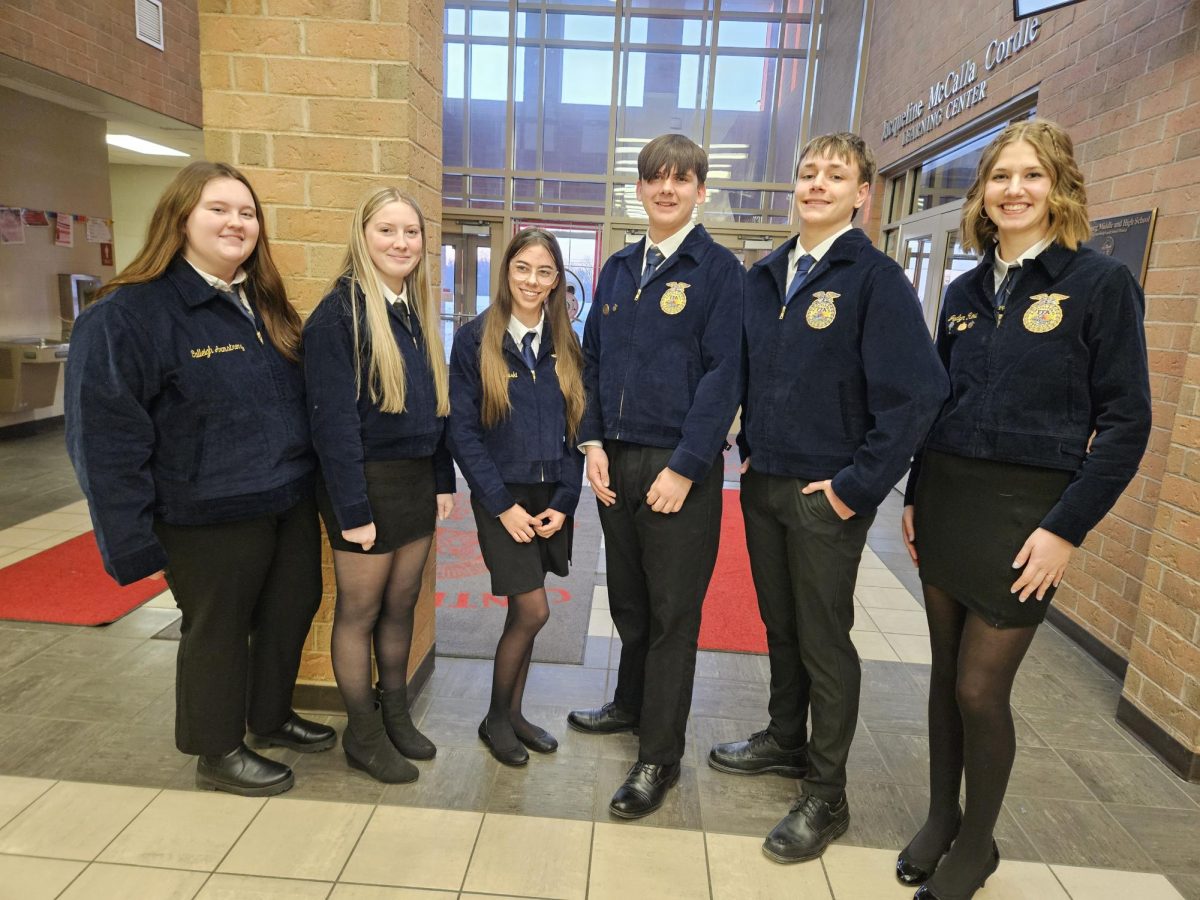  Members of the FF team consist of: Calleigh Armstorng, Alivia Scoles, Aubrey Maslowski, Connor Thomas, Aaron Snider, Jadyn Row