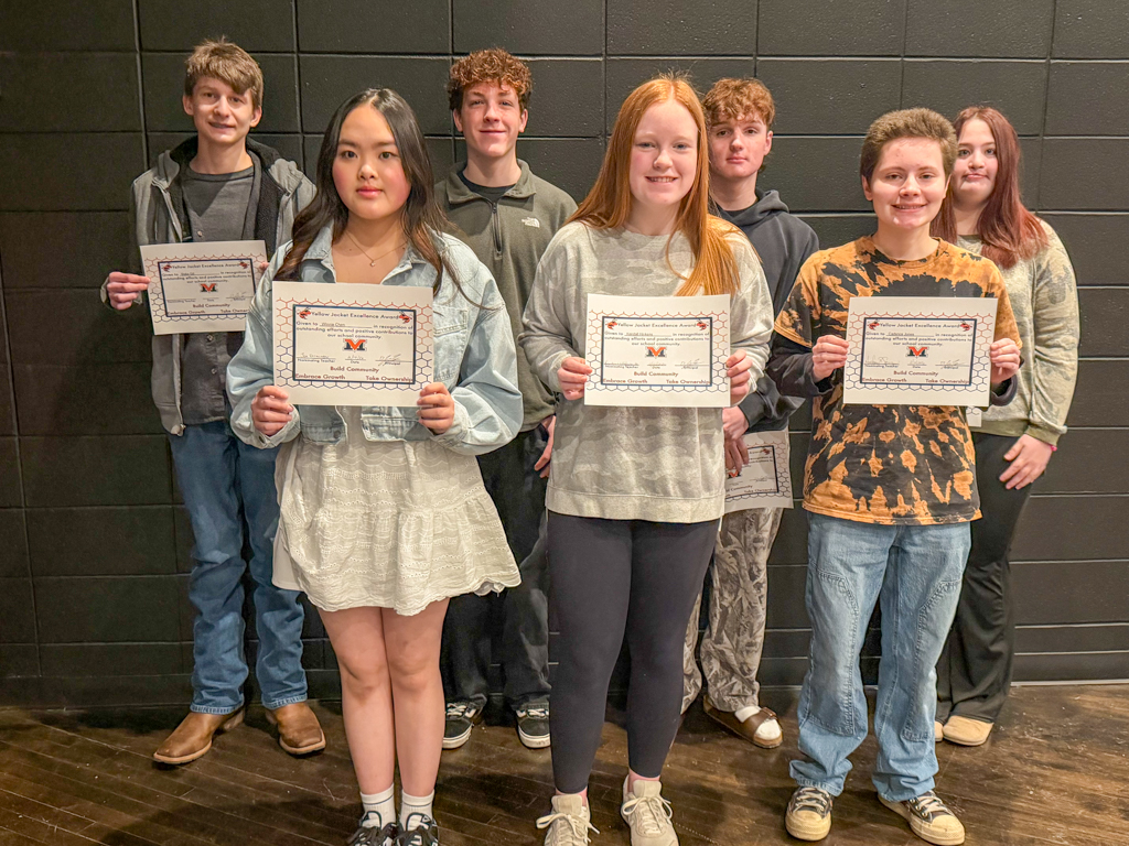 Mount Vernon High School honors the January students of the month