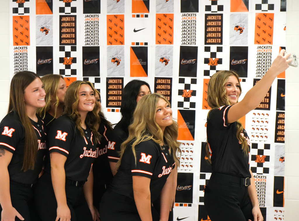 The softball team joins Jacket Journal for the first annual Media Day