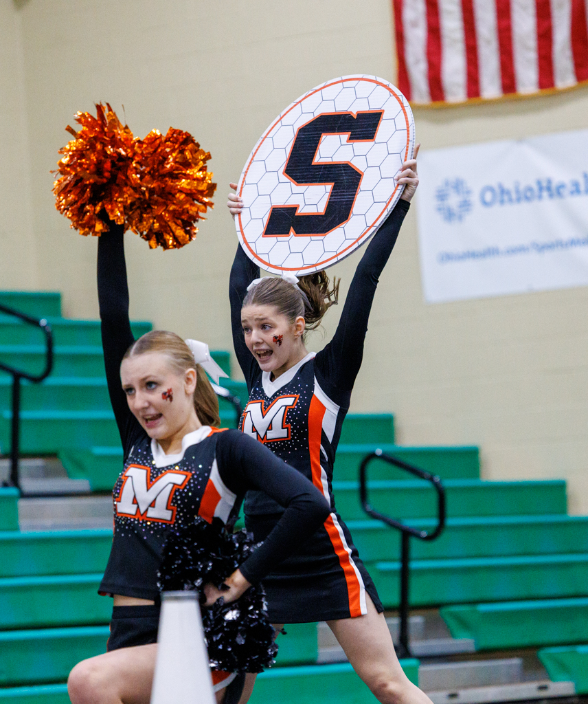 MariLou Garrett-Fike and the competition cheer team takes third in the competition